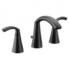 Moen Canada T6173BL - Glyde Matte Black Two-Handle High Arc Bathroom Faucet
