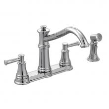 Moen Canada 7255C - Belfield Chrome Two-Handle High Arc Kitchen Faucet