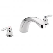 Moen Canada T990 - Chateau Chrome Two-Handle Low Arc Roman Tub Faucet