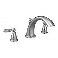 Moen Canada T933 - Brantford Chrome Two-Handle Low Arc Roman Tub Faucet