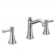 Moen Canada T6405 - Belfield Chrome Two-Handle High Arc Bathroom Faucet