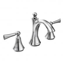 Moen Canada T4520 - Wynford Chrome Two-Handle High Arc Bathroom Faucet