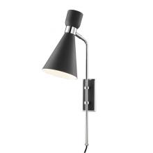 Mitzi HL295101-PN/BK - 1 LIGHT WALL