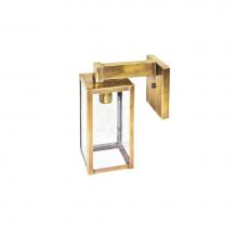 Northeast Lantern 10517-VG-MED-CLR - Uptown Small Wall Verdi Gris Medium Base Socket Clear Glass