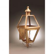 Northeast Lantern 1061-DB-CIM-CLR - Wall Dark Brass Medium Base Socket With Chimney Clear Glass