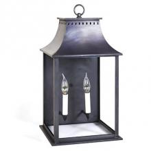 Northeast Lantern 11331-DAB-LT2-CLR - Wall Dark Antique Brass 2 Candelabra Sockets Clear Glass