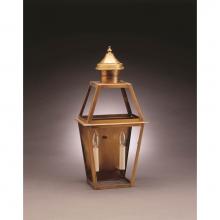 Northeast Lantern 2241-DAB-LT2-CLR - Tapered Wall Dark Antique Brass 2 Candelabra Sockets Clear Glass