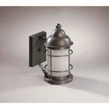 Northeast Lantern 3511-AB-MED-FST - Nautical Wall Antique Brass Medium Base Socket Seedy Marine Glass