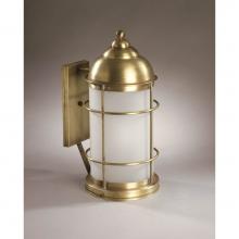 Northeast Lantern 3531-DAB-MED-FST - Nautical Wall Dark Antique Brass Medium Base Socket Seedy Marine Glass