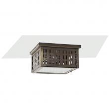 Northeast Lantern 4404W-VG-MED2-CLR - Weave Flush Mount Light