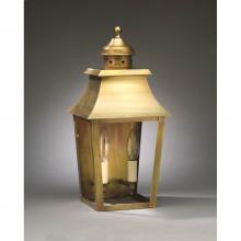 Northeast Lantern 5531-DAB-LT2-CLR - Pagoda Wall Dark Antique Brass 2 Candelabra Sockets Clear Glass