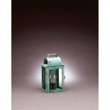 Northeast Lantern 8011-DAB-MED-CLR - Culvert Top Wall Dark Antique Brass Medium Base Socket Clear Glass