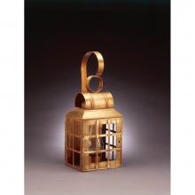 Northeast Lantern 8131-DAB-CIM-CLR - Culvert Top H-Bars Wall Dark Antique Brass Medium Base Socket With Chimney Clear Glass