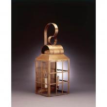 Northeast Lantern 8141-DAB-LT2-CLR - Culvert Top H-Bars Wall Dark Antique Brass 2 Candelabra Sockets Clear Glass