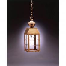 Northeast Lantern 8332-VG-MED-CLR - H-Rod Hanging Verdi Gris Medium Base Socket Clear Glass