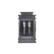 Northeast Lantern 8811-DB-LT2-CLR-PM - Wall Dark Brass 2 Candelabra Sockets Clear Glass Plain Mirror