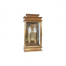 Northeast Lantern 8831-AB-LT2-CSG-PM - Wall Antique Brass 2 Candelabra Sockets Clear Seedy Glass Plain Mirror