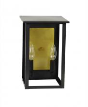 Northeast Lantern 8971R-AC-LT2-SMG-CR85 - Medium Ashford With Rectangle Reflector Wall Mount Light