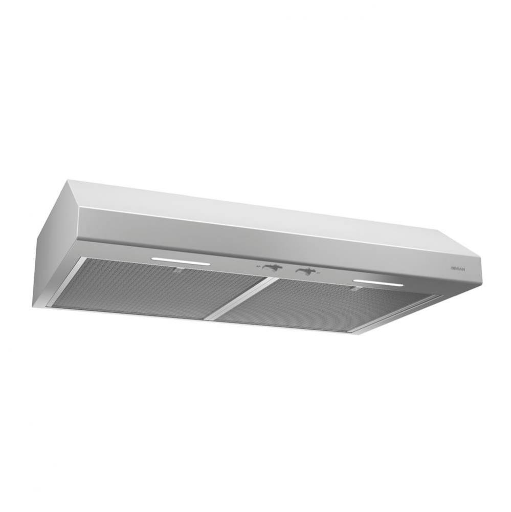 Glacier 30'' 250 cfm 1.5 Sones White Range Hood Energy Star certified