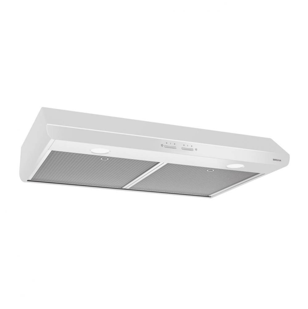 Sahale 30'' 250 cfm 1.5 Sones White Range Hood