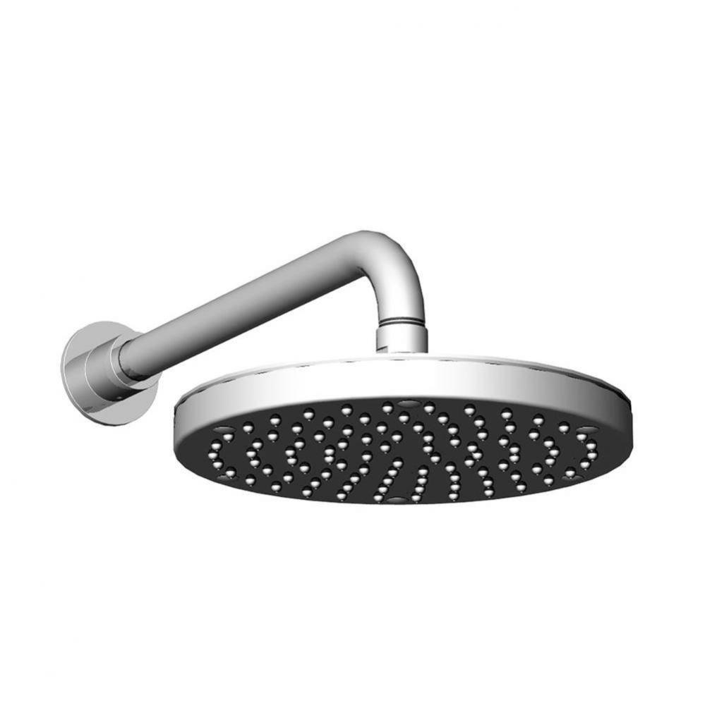 8'' Shower Head With Wall Mount 12'' Shower Arm & Flange