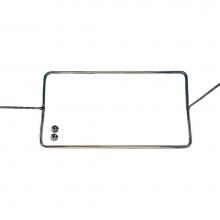 Strom Living P0008-12C - Chrome 12apos;apos; Brace W/Esc &amp; 3/4apos;apos; C-Clamp