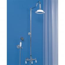 Strom Living P0713C - Chrome Exposed Wall Mount Shower Set