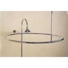 Strom Living P0757C - Chrome Circular Shower Enclosure