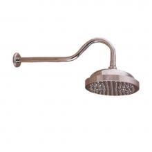 Strom Living P0897C - Chrome 8apos;apos; Shower Head W/15apos;apos; Shower Arm &amp; Escutcheon