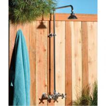 Strom Living P1123C - Exposed Showers Chrome Outdoor Shower Unit