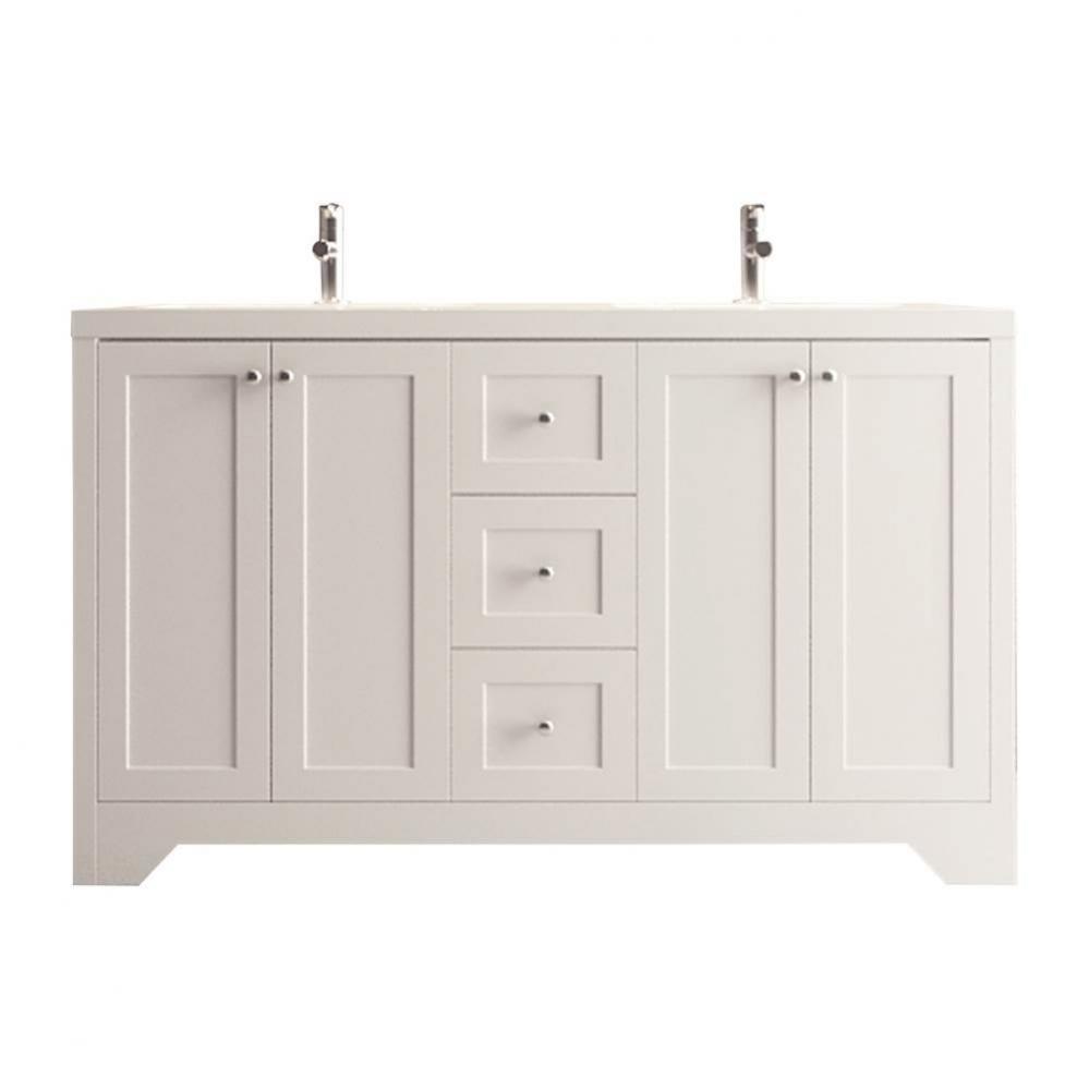 Homestead 54'' double-sink vanity set