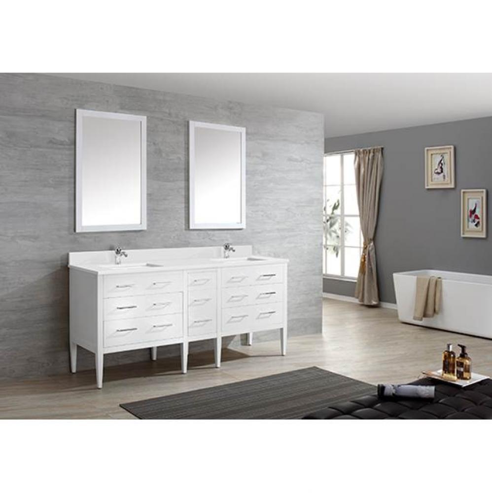 Sydney 73'' double-sink vanity