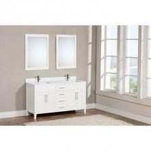 Tidal Bath Canada LDNC-613100-QA - Linden 61'' double-sink vanity
