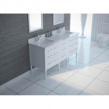 Tidal Bath Canada SYDC-613000-QA - Sydney 61'' double-sink vanity
