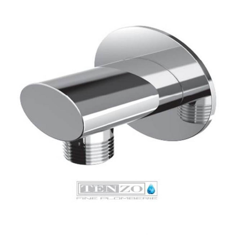 Wall supply elbow brass chrome