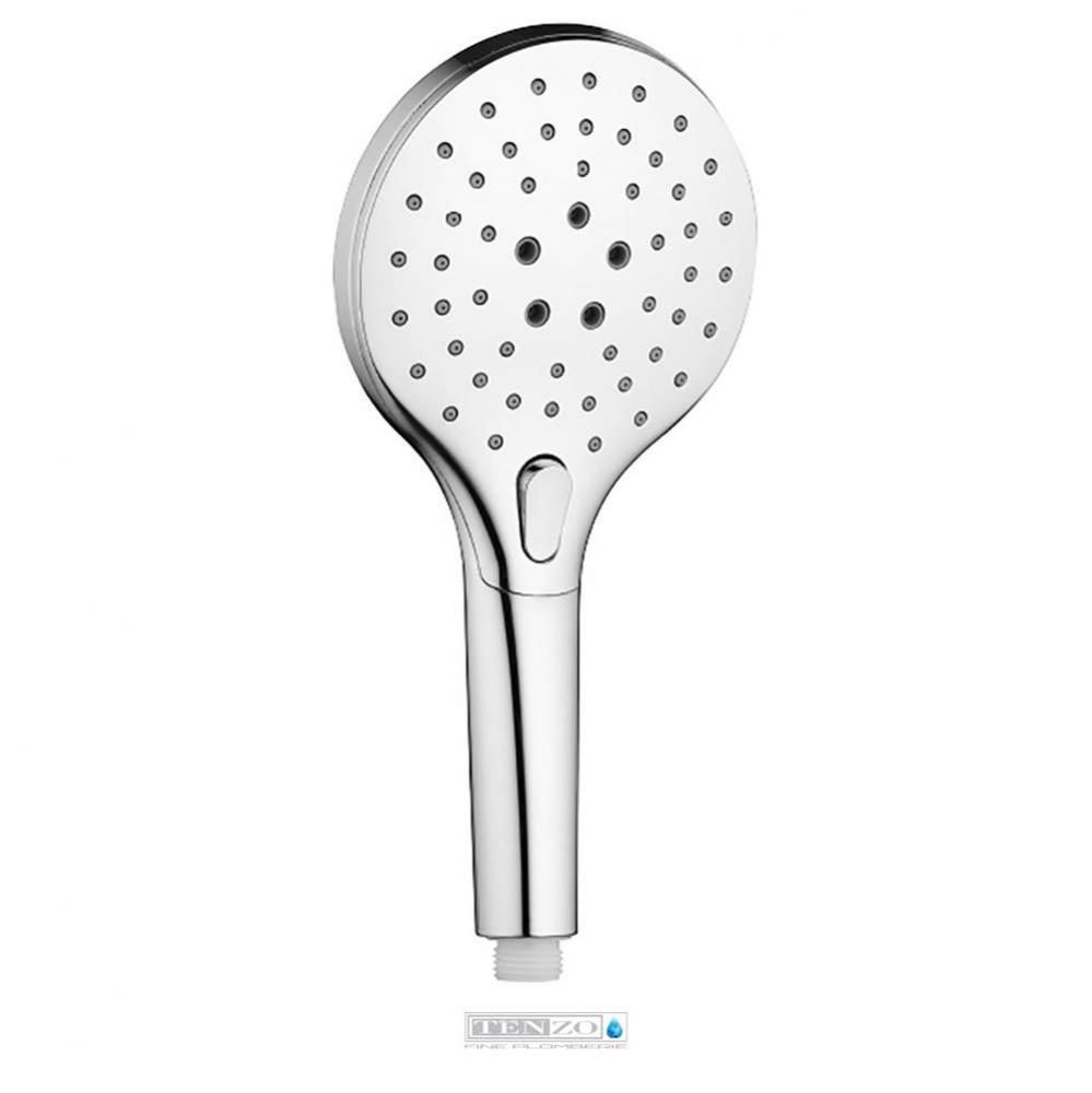 Hand shower 3 function PVC chrome