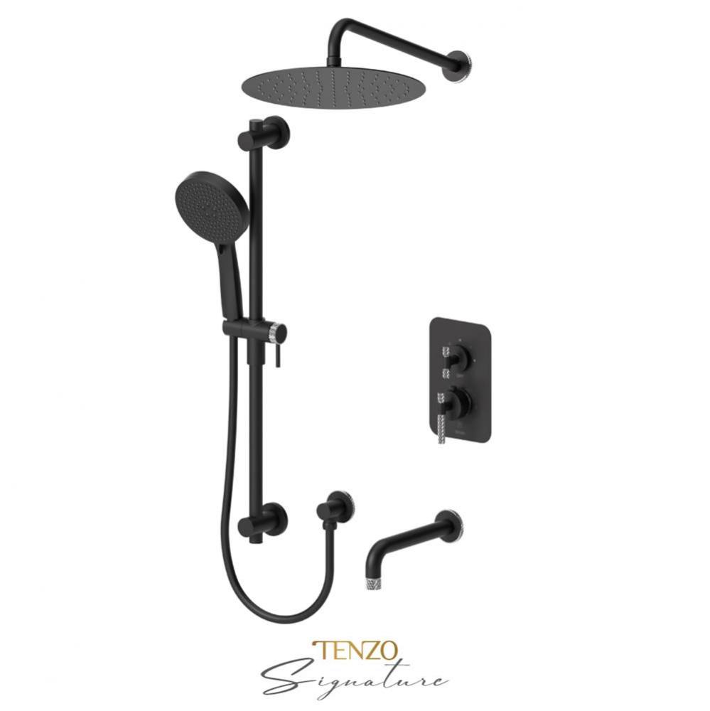 T-Box valve 2 fcts pres bal Bellacio-C matte black/chrome
