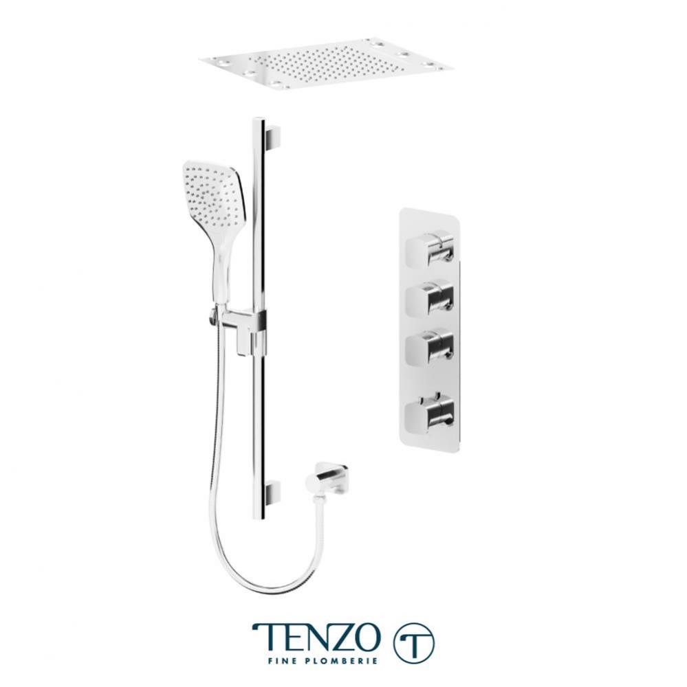 Delano Extenza Kit 3 Functions Thermo Chrome Finish