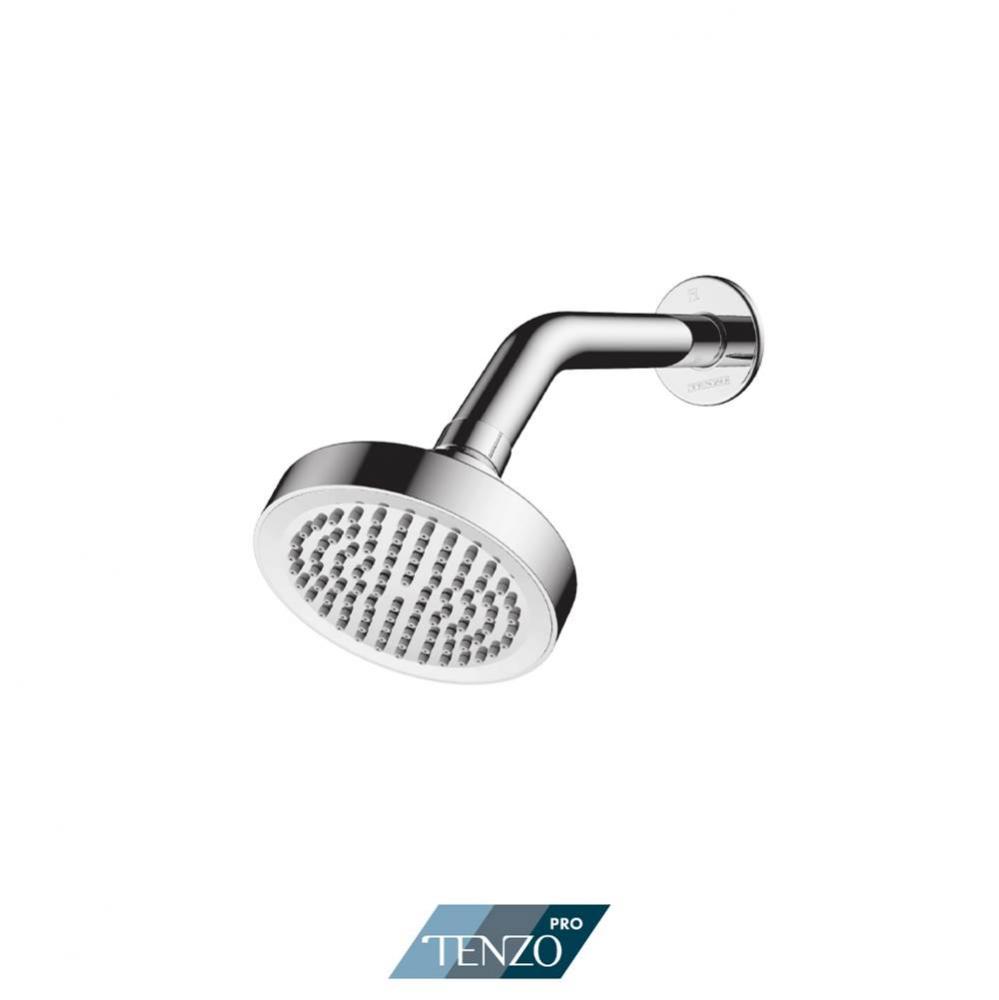 Kit Of Shower Head 10Cm (4'') And Shower Arm 45° Chrome