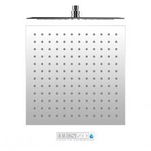 Tenzo SSTS-16-S - shower head square 40x40cm [16in] stainless steel 2mm chrome