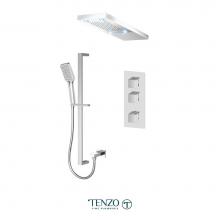 Tenzo SLT42-21232-CR - Slik Extenza kit 2 functions thermo chrome finish