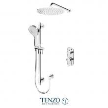 Tenzo ALYPB32-20113-CR - Alyss T-Box Kit 2 Functions Pres Bal Chrome Finish