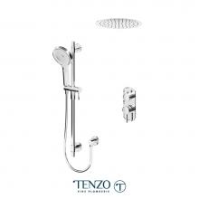 Tenzo ALYPB32-21165-CR - Alyss T-Box Kit 2 Functions Pres Bal Chrome Finish