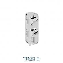 Tenzo F-ALYPB32-CR - T-Box Valve Trims Pres Bal 2 Functions Diverter Chrome