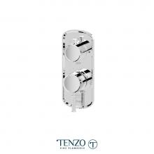 Tenzo ALYPB33-CR - Alyss T-Box Valve 3 Functions Pres Bal Chrome Finish