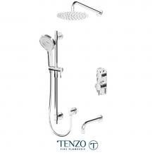 Tenzo ALYT33-501115-CR - Alyss T-Box Kit 3 Functions Thermo Chrome Finish