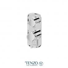 Tenzo F-ALYT33-CR - T-Box Valve Trims Thermo. 3 Functions Diverter Chrome