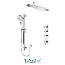 Tenzo F-ALYT43-56152-CR - Trim For Alyss Extenza Kit 3 Functions Thermo Chrome Finish