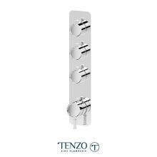 Tenzo F-ALYT43-CR - Extenza Valve Trims Alyss Thermo. 3 Functions Chrome