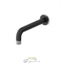 Tenzo BS-312-C-MB-CR - Wall Mount Spout Bellacio-C Chrome/ Matte Black